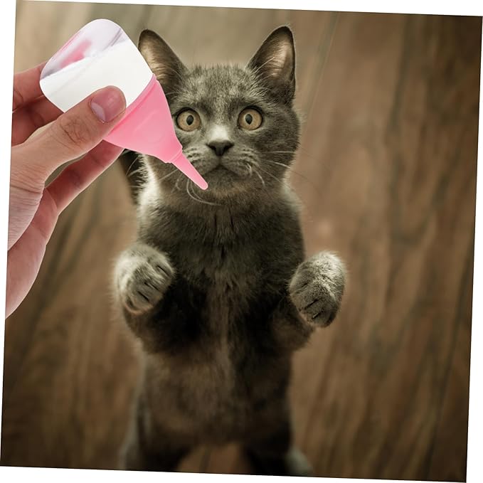 Toddmomy Portable Kitten Nursing Bottle Pet Feeding Bottle for Puppy Cat Kitten Milk Kit