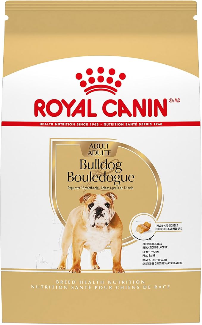 Royal Canin Bulldog Adult Dry Dog Food, 30 lb bag