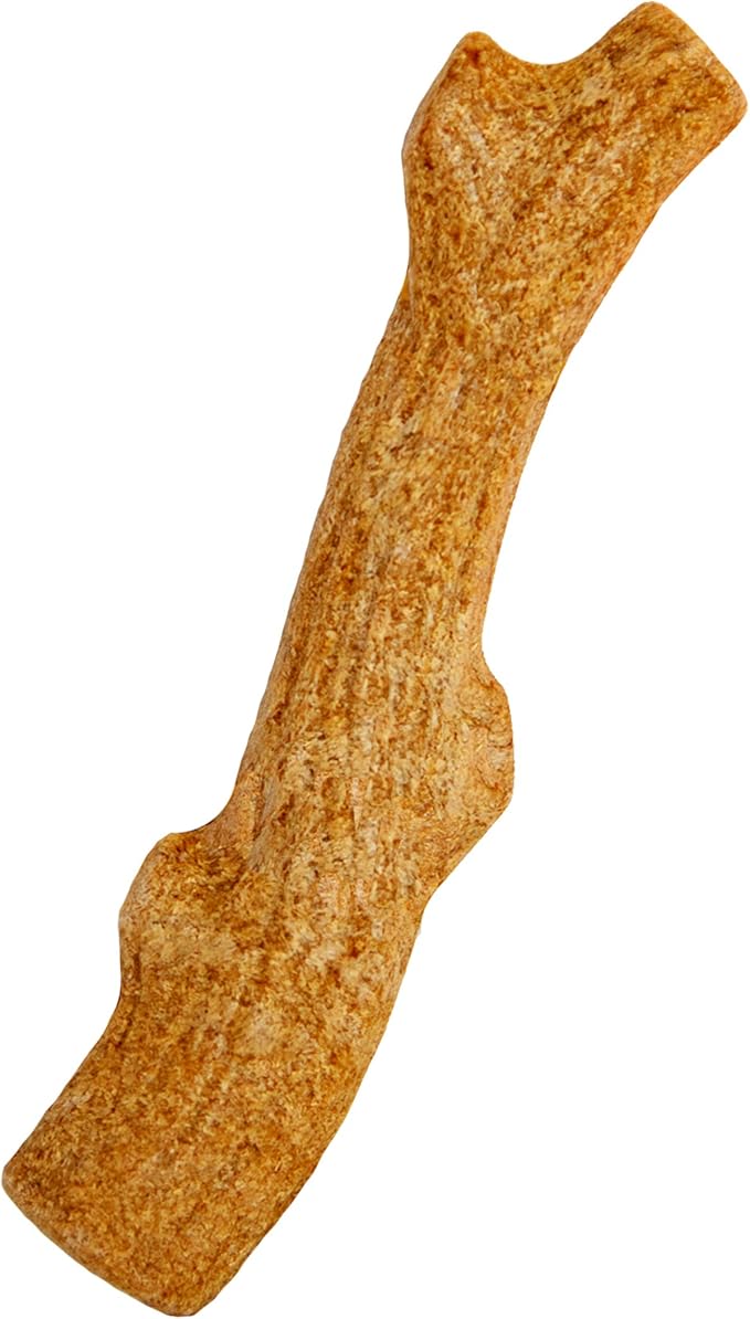 Pupstages Super Dogwood Dog Chew Toy – Real-Wood Blend, Natural Wood Flavor & Texture, Moderate Chewers, XS, 6"