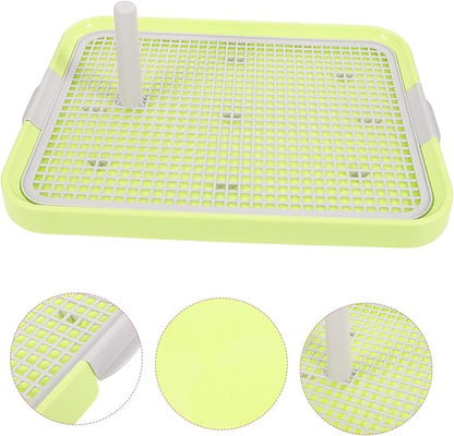 LIOOBO Pet Toilet Training Potty Small Portable Dog Potty Tray Easy to Clean Non-Slip for Indoor Use
