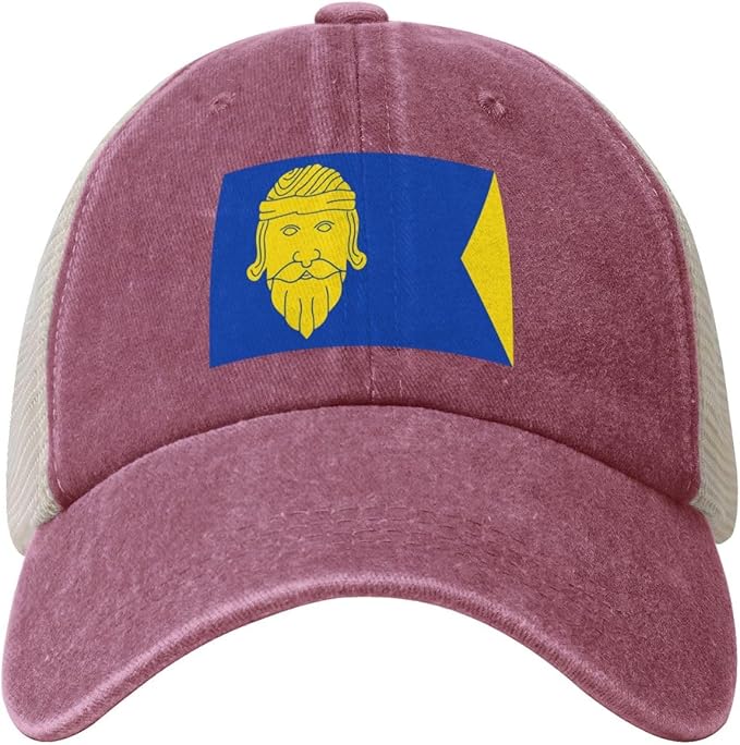 Classic Wormer vlag Denim mesh Cap Truck Driver Baseball hat Breathable Adjustable dad caps Black