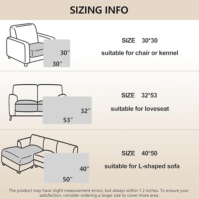 gogobunny 100% Double-Sided Waterproof Dog Bed Cover Pet Blanket Sofa Couch Furniture Protector for Puppy Large Dog Cat, Reversible (30x30 Inch (Pack of 1), Dark Yellow/Light Yellow)
