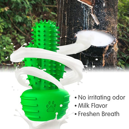Pamlulu Dog Chew Toys Dog Toothbrush Stick Teeth Cleaning Brush Dental for Medium Large Dog, Puppy Christmas,Easter Birthday Gifts,Outdoor Squeaky Toys for Aggressive Chewers Tough Toys Interactive