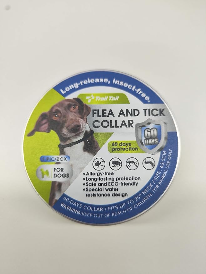 Aurora Flea Collar for Dogs,3 Pack Flea and Tick Collars, Waterproof Adjustable Dog Flea Collar with Natural Essential Oils, Long Lasting Protection for All Ages of Dogs