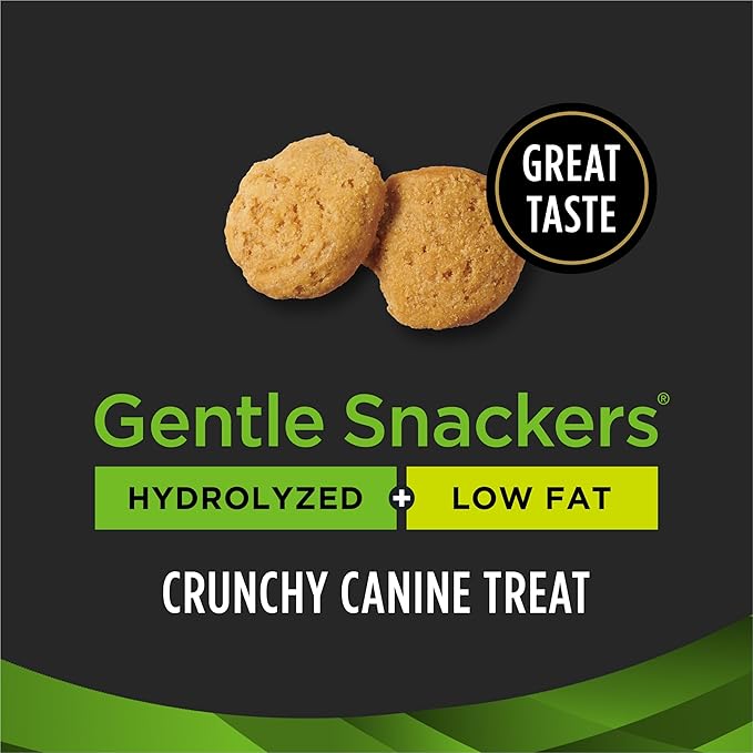 Pro Plan Veterinary Diets Purina Gentle Snackers Hydrolyzed Plus Low Fat Dog Treats - 8 oz. Pouch (Pack of 2)