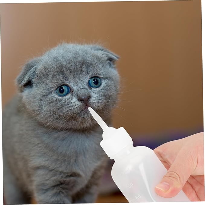 BESPORTBLE 4pcs Pet Feeder Bottle Dog Cat Kitten Puppy Milk Bottle for Easy Feeding and Cleaning