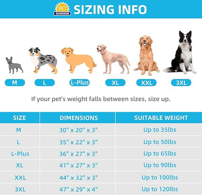 Sunheir Orthopedic Dog Beds for Small Dogs, Waterproof Puppy Bed with Removable Washable Cover, Non-Slip Bottom and Egg-Crate Foam, (Pink, 24.0" L x 16.0" W x 3.0" Th)