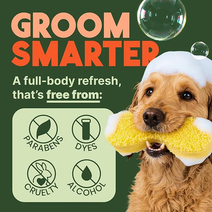 TropiClean 2-in-1 Dog Shampoo and Conditioner, Moisturizing Dog Detangler, Puppy Safe, Made in the USA, Papaya Scent, Cat & Kitten Safe, 20oz.