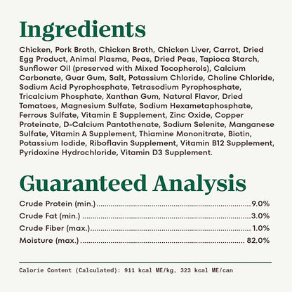 Nutro Hearty Stew Canned Wet Dog Food, Natural Grain Free Dog Food Wet Cuts in Gravy Tender Chicken with Carrot & Pea Stew, 12.5 oz. Cans (12 Count, Pack of 1)