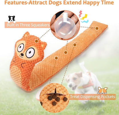 Letsmeet Squeak Dog Puzzle Toys IQ Training, Snuffle Toys Foraging Instinct Puppy Toys