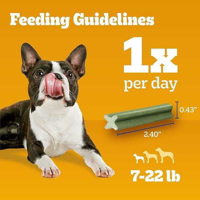 Pedigree Dentastix Dental Chews for Dogs, Small and Toy Breed Dog Treats, Fresh Flavor, (4) 51ct Bags (204 Treats Total)
