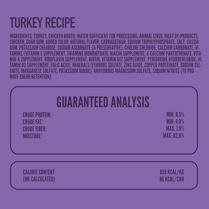 A Strong Heart Wet Dog Food Cups, Turkey Recipe - 3.5 oz Cups (Pack of 12), Made in The USA with Real Turkey