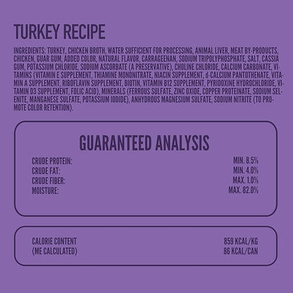 A Strong Heart Wet Dog Food Cups, Turkey Recipe - 3.5 oz Cups (Pack of 12), Made in The USA with Real Turkey