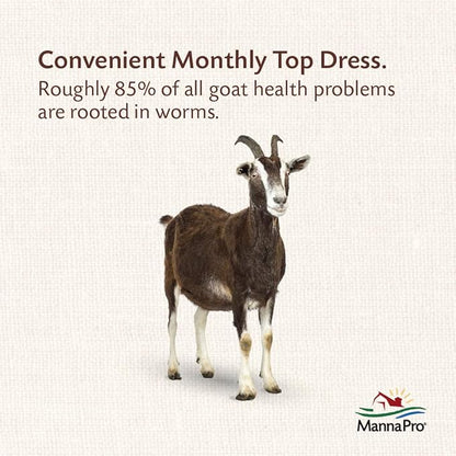 Manna Pro Positive Pellet Medicated Goat Dewormer, 25-Pounds