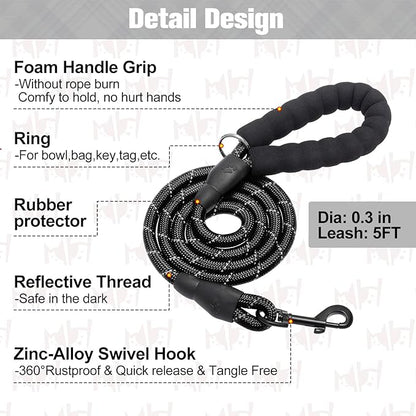 BEAUTYZOO Small Dog Harness and Leash Set,Step in No Choke No Pull Soft Mesh Dog Harnesses Reflective for Extra-Small Medium Puppy Dogs and Cats, Plaid Dog Vest Harness for XS S Pets, Black S