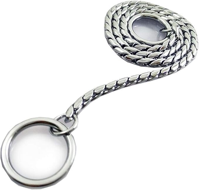 Dog P Snake Chain Chrome Plated Metal Dog Training Choke/Collar-Fully Guaranteed Against Rust Tarnish or Breakage-Recommended for Professional Training (Sliver, 4mm * 24")