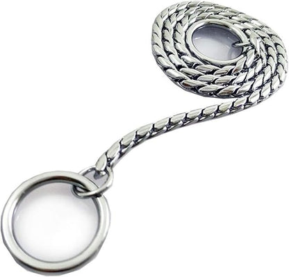 Dog P Snake Chain Chrome Plated Metal Dog Training Choke/Collar-Fully Guaranteed Against Rust Tarnish or Breakage-Recommended for Professional Training (Sliver, 4mm * 20")