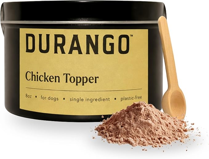 Durango Chicken Dog Food Topper, Single-Ingredient Dried Chicken Dog Food Topper for Dry Food, High Protein Dried Mixer, Picky Eater Meal Enhancer, 120+ Servings