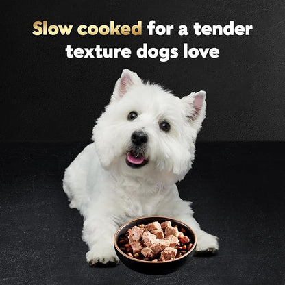Cesar Wet Dog Food Classic Loaf in Sauce, Grilled Chicken Flavor and Top Sirloin Flavor, 3.5 oz. Easy Peel Trays, Variety Pack, 12 Count (Pack of 2)