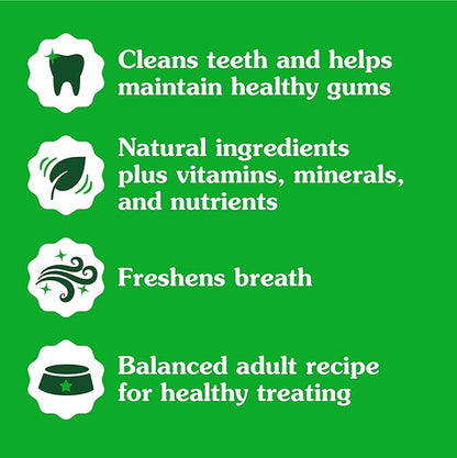 Greenies Veterinarian-Recommended Adult Natural Dental Dog Treats Regular Size, Dog Dental Chews, Original Flavor, 54 oz. Pack, 54 Count