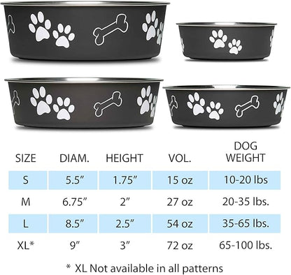 Loving Pets Bella Bowl Designer & Expressions Dog Bowl, Medium, Dragonfly, Turquoise (Pack of 3)