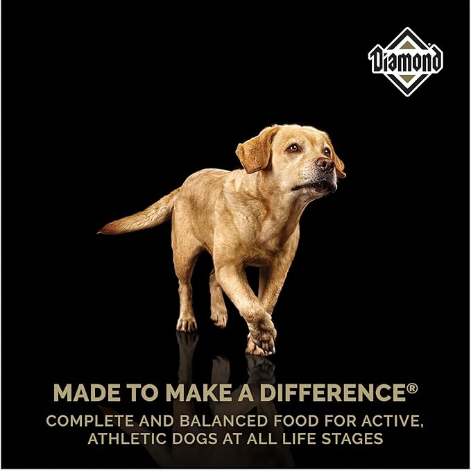 Diamond Premium All Life Stages Dry Dog Food 26/18 for Active, Athletic & Sporting Dogs 40lb Bag