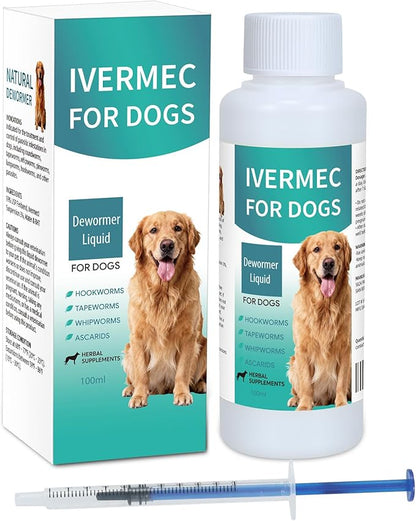 DEWORMER for Dogs – Broad Spectrum Digestive Cleanser, Supports Removal of Hookworms, Lungworms, Pinworms & Roundworms, Tapeworms, Whipworms, Internal Balance Support