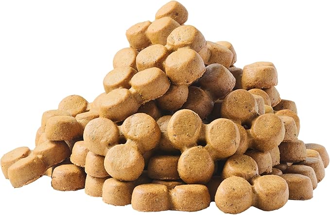 Amazon Brand - Wag Expedition Human Grade Organic Biscuits Dog Treats, Non-GMO, Peanut Butter, 10oz