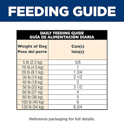 Hill's Science Diet Adult 1-6, Adult 1-6 Premium Nutrition, Wet Dog Food, Chicken & Vegetables Stew, 12.8 oz Can, Case of 12