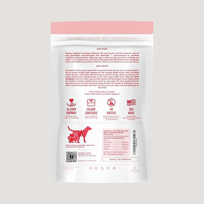 Natural Rapport Beef Meatball Dog Treats - The Only Beef Meatballs Dogs Need - All Natural Dog Treats for Small and Large Dogs (4 oz)