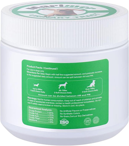 MARIMER Urinary Tract Support for Dogs – Cranberry, D-Mannose, Marshmallow Root & Vitamin C – Soft Chews for Bladder & Kidney Health – Chicken Flavor – 100 Count – for Dogs