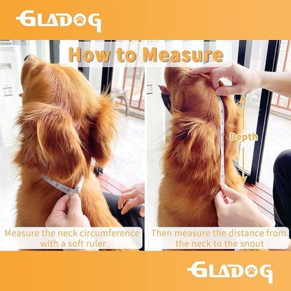 Soft Dog Cone Collar, 2 PCS (for Exact Size) Flexible Plastic Cone for Dogs After Surgery, Dog Recovery Collar, Adjustable E-Collar for Large/Medium/Small Dogs Cat, Comfy Elizabethan Collar (S)