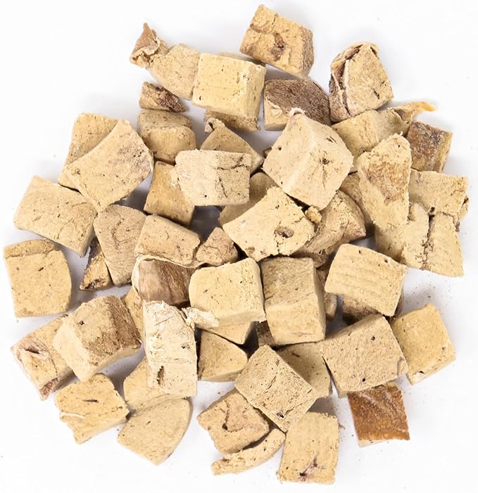 hotspot pets Freeze Dried Bison Liver Treats for Cats & Dogs - 1 Pound Big Bag, Made in USA, Single Ingredient All Natural, Grain-Free - Perfect for Training, Topper or Snack