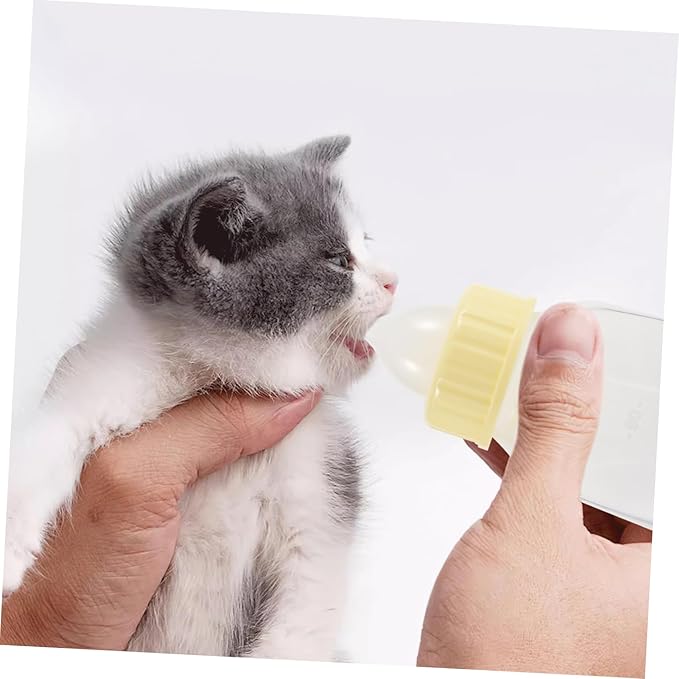 Kitten Puppy Pet Nursing Bottle Dog Kitten Feeder Bottle Set for Newborn Pets