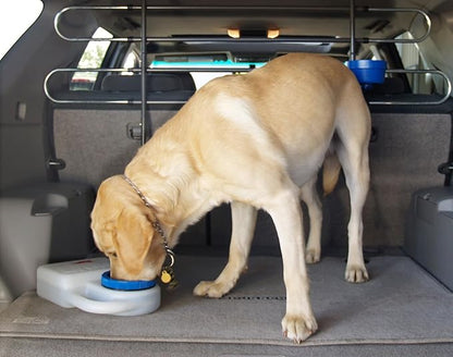 PortablePET Heininger Waterboy No Spill Travel Dog Bowl, 3 Quart Portable Pet Water Dish for Car, RV, Crate & Ex Pen, Mess-Free Design, Perfect for Road Trips, Camping, and On-The-Go Hydration