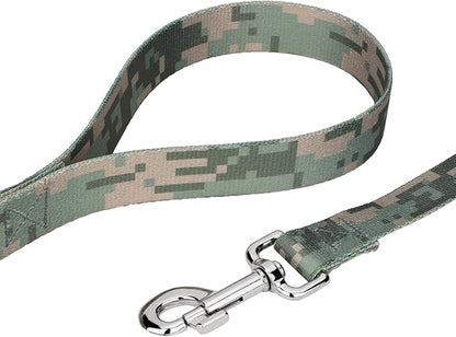 Country Brook Petz - Digital Camo Martingale Dog Collar and Leash Limited Edition - Camouflage Collection Featuring Rugged Designs (1/2 Inch, 2XS)