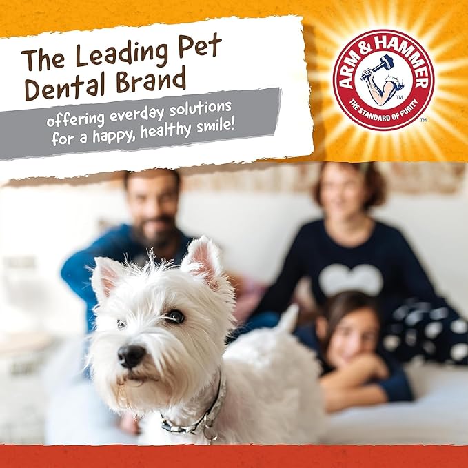 Arm & Hammer for Pets Super Treadz Mini Gorilla Dental Chew Toy for Dogs - Dog Dental Chew Toys Reduce Plaque & Tartar Buildup Without Brushing - for Dogs up to 25 Lbs (Pack of 24)