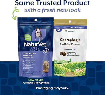 NaturVet Coprophagia Deterrent Soft Chews (90 ct)