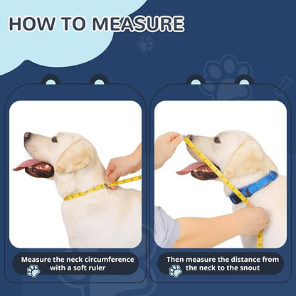 Sponge Core Dog Cone, Inflatable Dog Cone Collar Alternative, Dogs Donut Collar After Surgery, Soft Cone for Large Medium Small Dogs to Stop Licking, No Inflation Required, Clear View(Size 6, Gray)