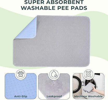 BurgeonNest Dog Grass Pad with Tray 45"x32", Includes Reusable Artificial Turf for Dog Litter Box, Ultra-Absorbent Washable Pee Pad & EVA Material Tray for Balcony, Apartment & Indoor/Outdoor Use