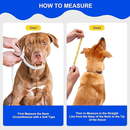 Lainergie Adjustable Soft Dog Cone Collar for After Surgery Recovery, Comfortable Pet Recovery Protective Collar for Medium Large Dogs, Elizabethan Dog Neck Collar (XXL, Black)