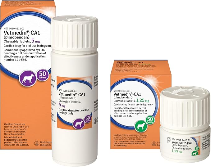 VETMEDIN®-CA1 (pimobendan) Chewable Tablets for Dogs, 5 mg, 50ct