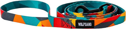 Wolfgang Heavy Duty Dog Leash, Pull-Tested for Walking & Training, ShatterShapes Print, Small