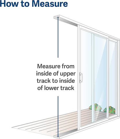 PetSafe Sliding Glass Pet Door - No-Cut DIY Install Doggy Door for Renters - Aluminum Frame - Adjustable Height 75 7/8" to 80 11/16" - Ideal for Large Dogs Up to 100 lb - Bronze