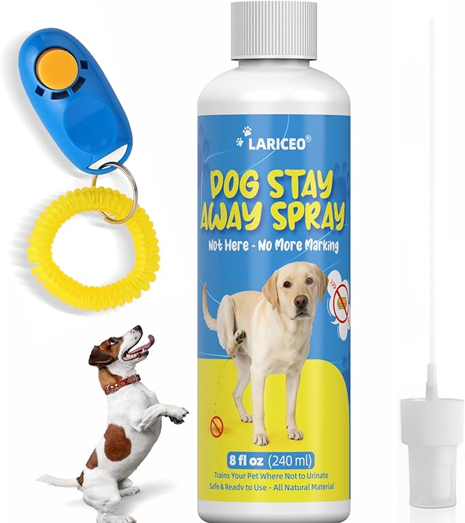 8 Oz not here Spray for Dogs Indoor, Effective Training Spray for Dogs to Stop Unwanted Marking and Messy Urination, Stop Unwanted Dog Marking Behavior
