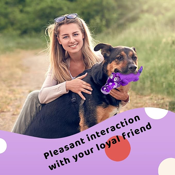 Fuufome Dog Chew Toys for Aggressive Chewers, Indestructible Tough Interactive Dog Toys for Small Medium Large Breed-Puppy Teeth Chew Toy to Keep Them Busy