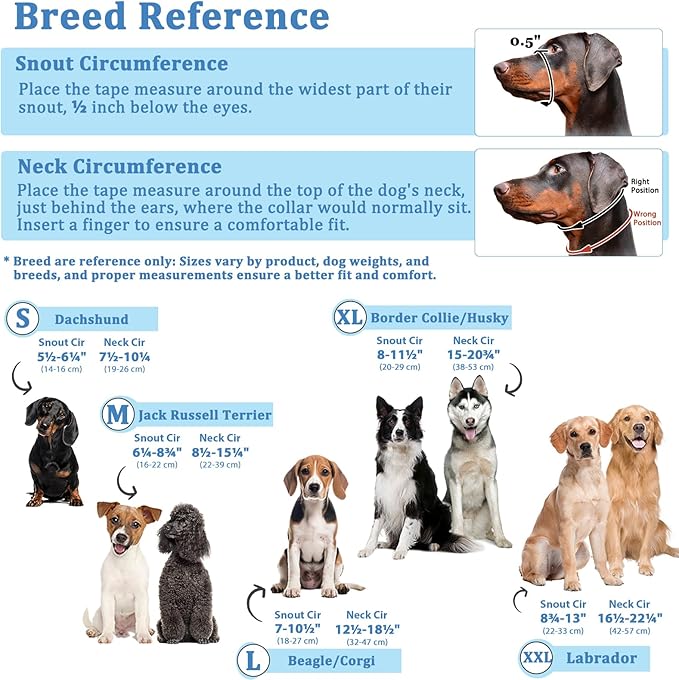 BARKLESS No-Pull Head Collar for Dogs Training & Walking Made Easy, Soft, Adjustable Dog Halter Harness with Safety Link- Put an End to Pulling on The Leash