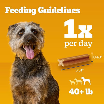 Pedigree Dentastix Large Dog Treats, Original, Beef & Fresh, 2.73 lb. Variety Pack (51 Treats Total)