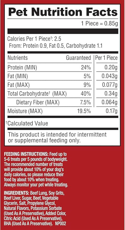 Pup-Peroni Training Dog Treats, Original Beef Flavor, 5.6 Ounce (Pack of 8), Made with Real Beef, Bite Size Rewards