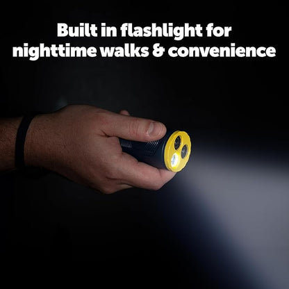 PetSafe Collarless Trainer – Ultrasonic Bark Deterrent – Handheld Anti Bark Device – High-pitched Sound, Flashing Light and Variable Tone – Rechargeable Battery – Flashlight – Wrist Strap